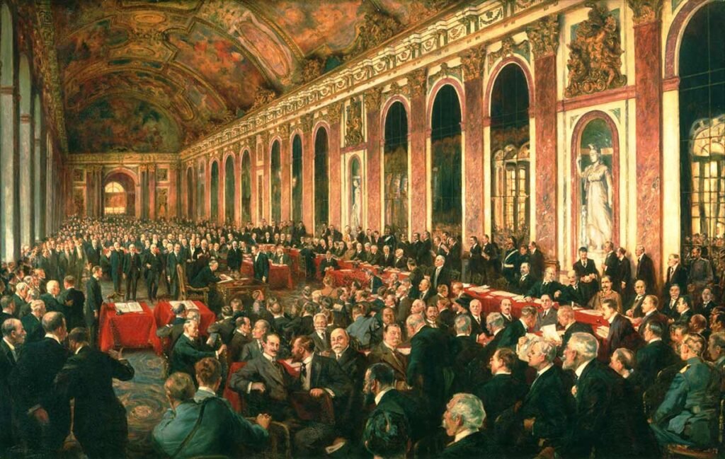 Nazi Germany: The Signing of the Treaty of Peace at Versailles, 28 June 1919