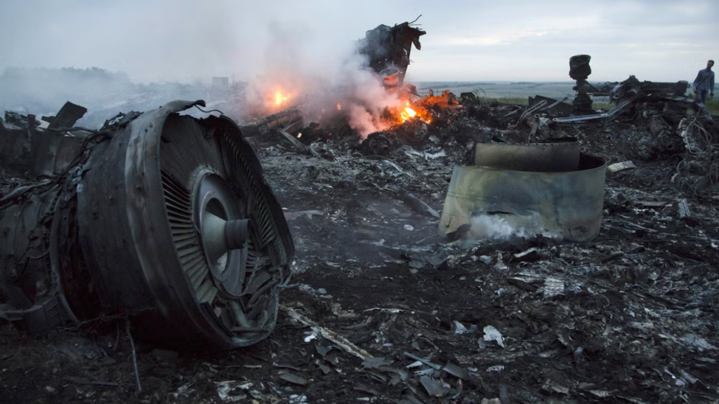 Armed pro-Russian separatists during the early days of the Russia-Ukraine conflict in Donetsk, Eastern Ukraine, 2014.